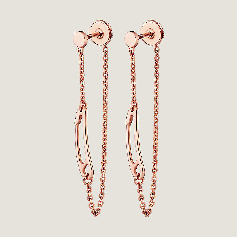 〔HERMES〕Chaine d'Ancre Punk earrings/ピアス HERMES〕Chaine d'Ancre Punk earrings/ピアス (HERMES/ピアス